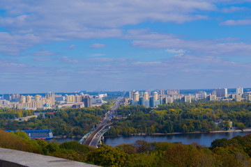 panorama of the city of Kiev