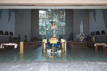 Milano Marittima, Italy - July 29, 2018 : View of Stella Maris church