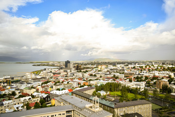 Skyline of Reykjavik