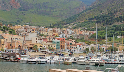Fototapeta na wymiar Sicile, ville de Castellammare Del Golfo