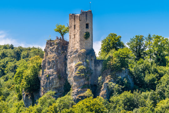 Burgruine Neideck in der Fr&auml;nkischen Schweiz