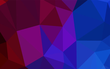 Obraz premium Dark Blue, Red vector abstract polygonal template.
