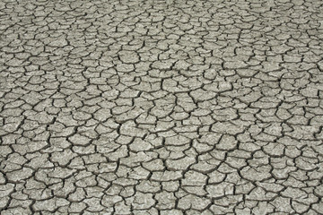 Drought dry land cracking land.