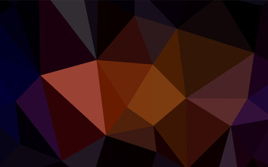 Fototapeta premium Dark Pink vector shining triangular layout.
