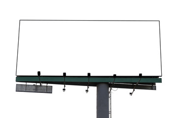 Obraz premium empty billboard white banner