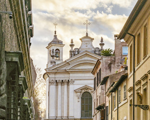 Church and Buildings, Rome, Italy