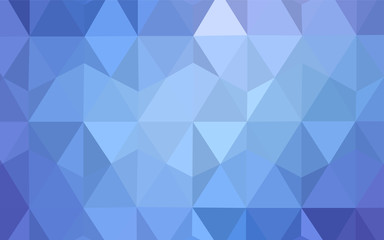 Light Pink, Blue vector polygonal pattern.