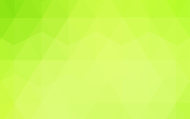 Obraz premium Dark BLUE vector polygonal background.