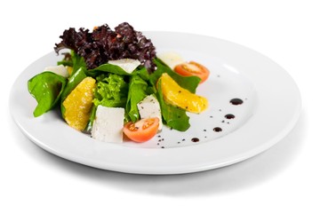 Salad with Cheese and Oranges