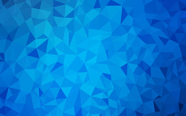 Light BLUE vector polygonal background.