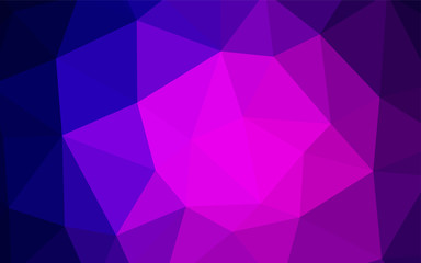 Light Pink, Blue vector abstract polygonal background.