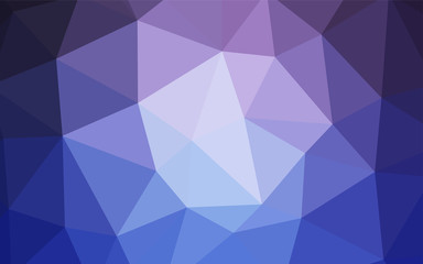 Light Purple vector triangle mosaic cover.