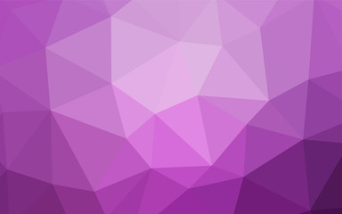 Dark Purple, Pink vector gradient triangles pattern.