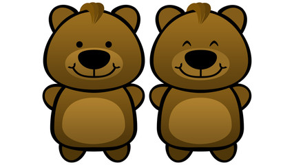 Fat Teddy Bear illustration