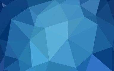 Light Blue, Yellow vector triangle mosaic template.