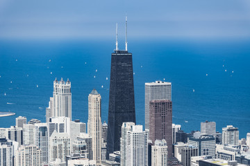 Chicago Skyline from the top of Willis Tower