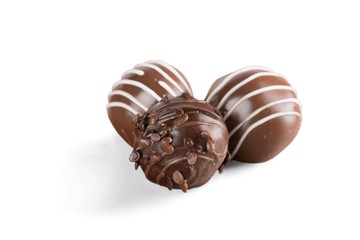 Milk chocolate candy / praline / truffle