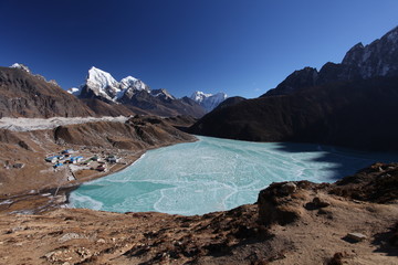 Amazing mountains on Himalayas - Nepal.