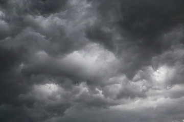 Stormy clouds in the sky  before the storm