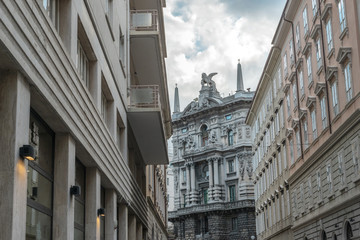 Trieste architecture by day