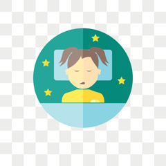 Bed vector icon isolated on transparent background, Bed logo design