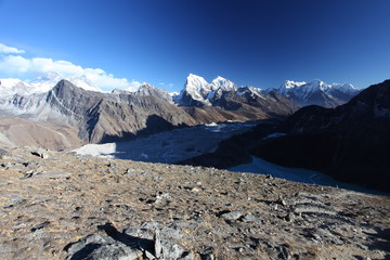 Amazing mountains on Himalayas - Nepal.