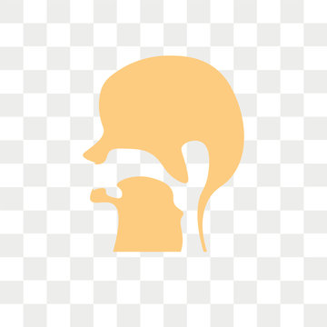 recommend clip art: Pharynx vector icon isolated on transparent background, Pharynx logo design