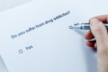 Do you suffer from drug addiction?