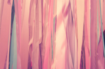 Pink and blue tapes, abstract design background