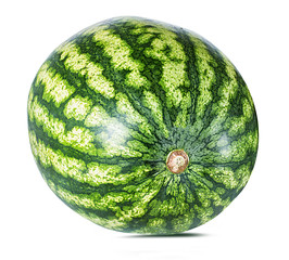Fresh watermelon isolated on white background with clipping path