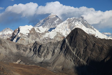 Amazing mountains on Himalayas - Nepal.