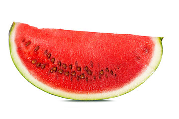 Fresh watermelon isolated on white background with clipping path