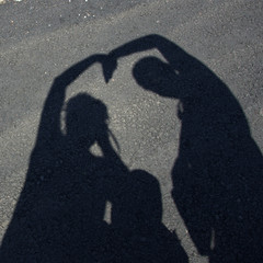 Shade on Oswalt in heart shape. symbol of family unity.