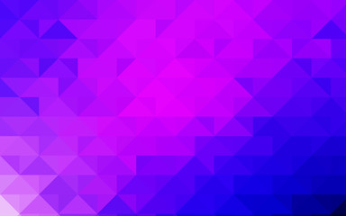 Light Pink, Blue vector abstract polygonal background.
