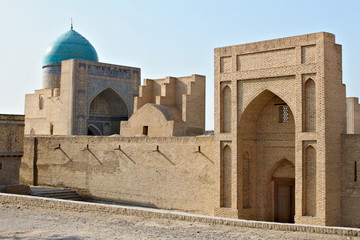 Fototapeta na wymiar Po-i-Kalan - Islamic religious complex in Bukhara