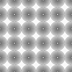 Abstract seamless pattern of circles.