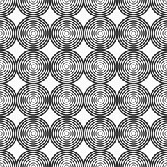 Abstract seamless pattern of circles.
