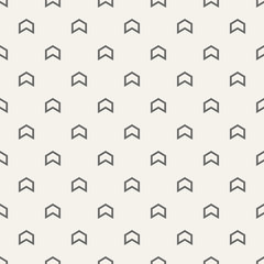 Seamless pattern with arrows motif. Minimalist abstract background.