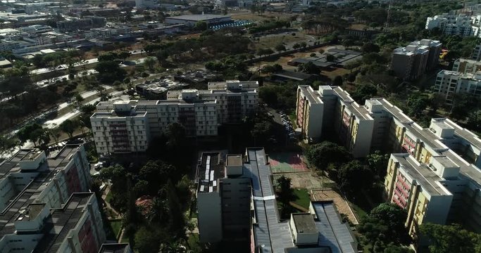 Vista a&eacute;rea do bairro Octogonal, Bras&iacute;lia