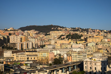 Fototapeta na wymiar View of Genoa. Liguria, Italy