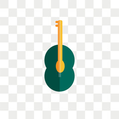 Ukelele vector icon isolated on transparent background, Ukelele logo design