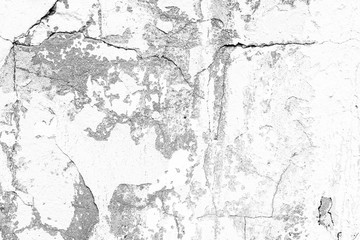Obraz premium Wall fragment with scratches and cracks