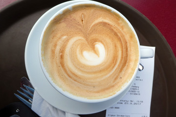 Cappucino mit Herz