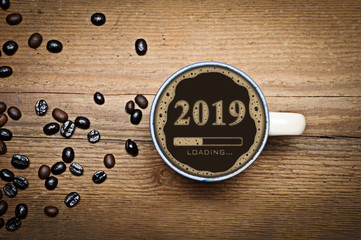 2019 Kaffee Ladebalken