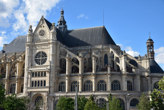 Eglise Saint-Eustache &agrave; Paris, France