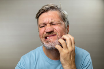 Obraz premium Male portraits. Various emotions. 