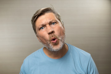 Obraz premium Male portraits. Various emotions