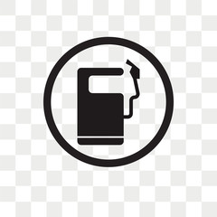 Petrol Station vector icon isolated on transparent background, Petrol Station logo design © vectorstockcompany