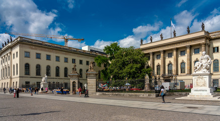 Fototapeta na wymiar Humboldt Universitaet Berlin
