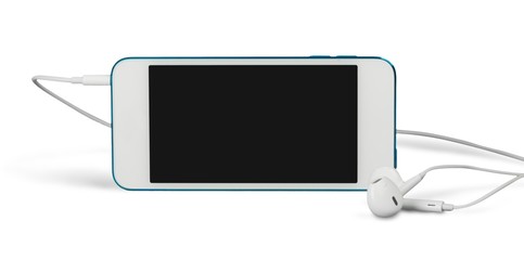 Smartphone with Earphones